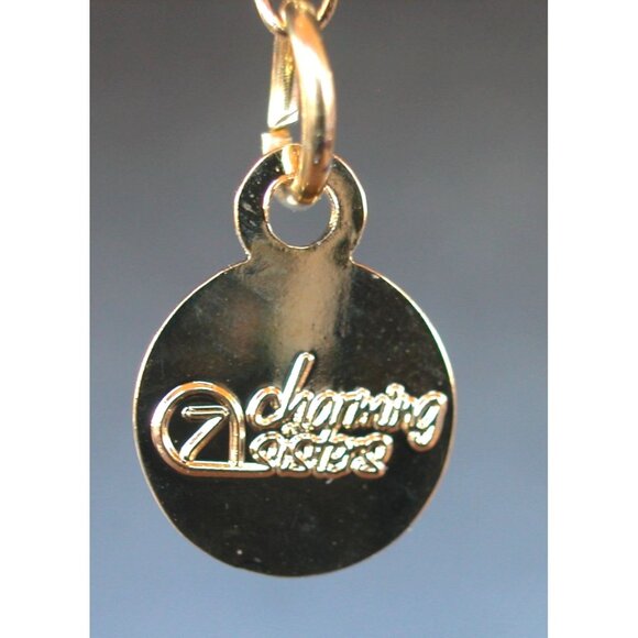 Colorful Enamel Abstract Pendant Necklace & Earrings Set By Charming Charlie - Picture 7 of 8